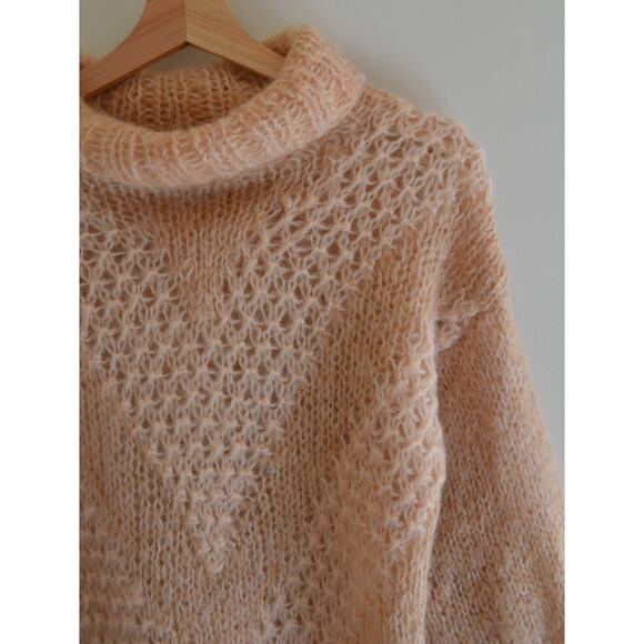 Vintage Italian Mohair Knit Sweater Size Medium - Picture 2 of 7